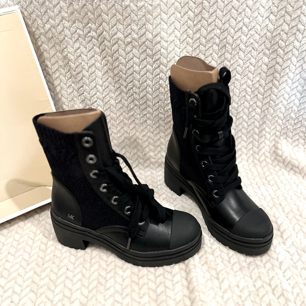 All Black MK booties. Size 5W